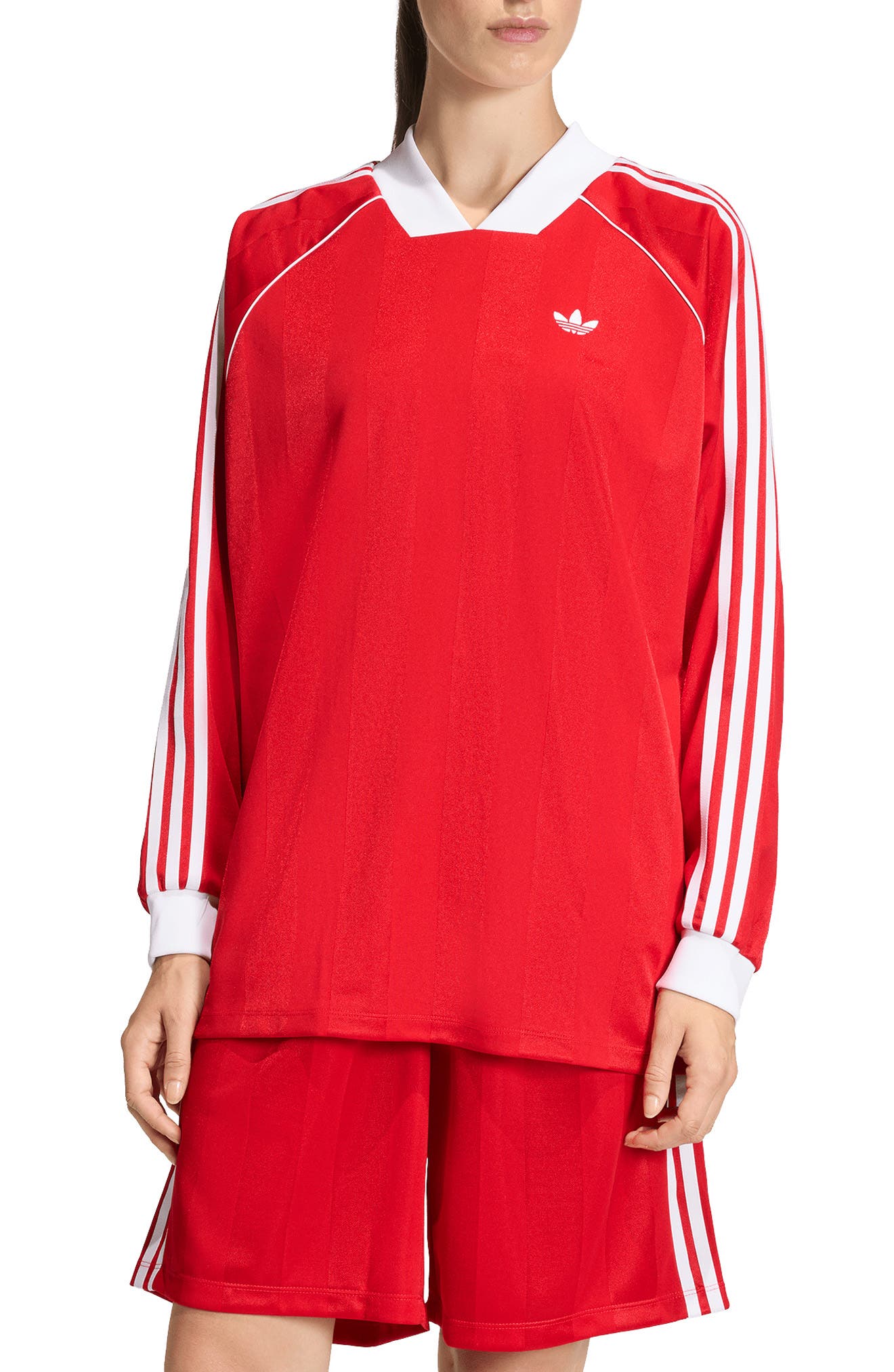 3S Jacquard Long Sleeve Top