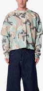 mnml Layered Camo Print Thermal Cotton T-Shirt