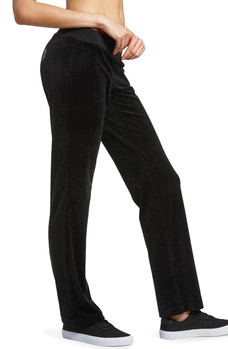 Juicy Couture Bling Velour Pants, Alternate, color,