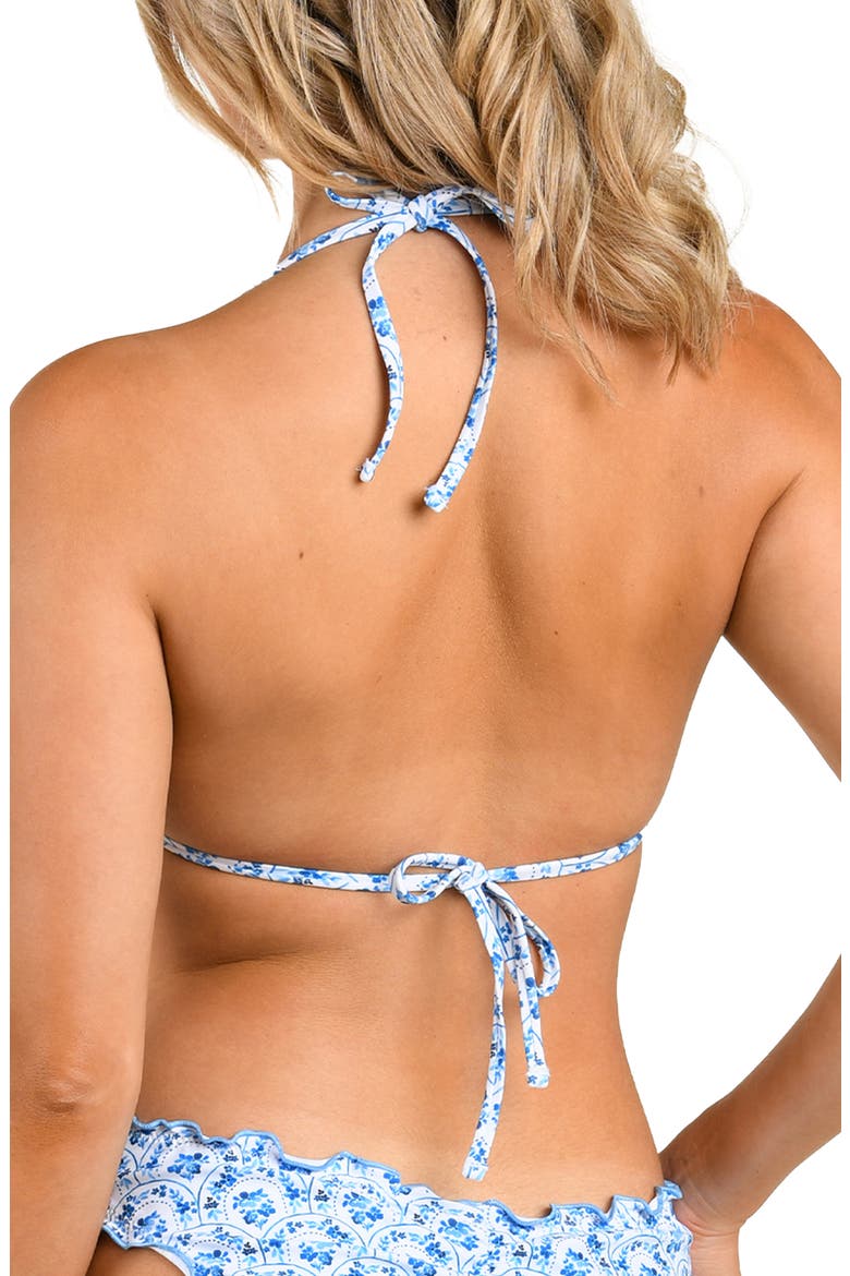Penny Ruffle Triangle Bikini Top, Alternate, color, LIGHT BLUE