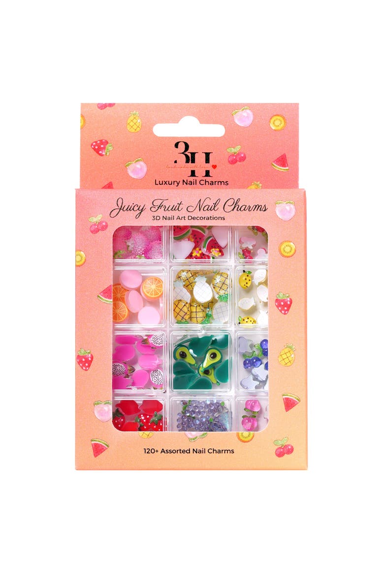 Juicy Fruit - 120+ Assorted Nail Charms, Alternate, color, Assorted multicolor fruit