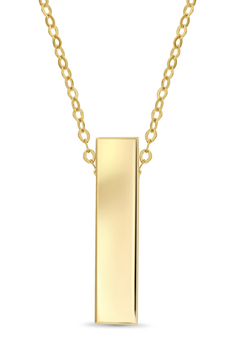 Bony Levy 14K Yellow Gold Bar Pendant Necklace, Alternate, color, 14K Yellow Gold