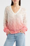 BOSS Frigioni Dip Dye Open Knit Sweater