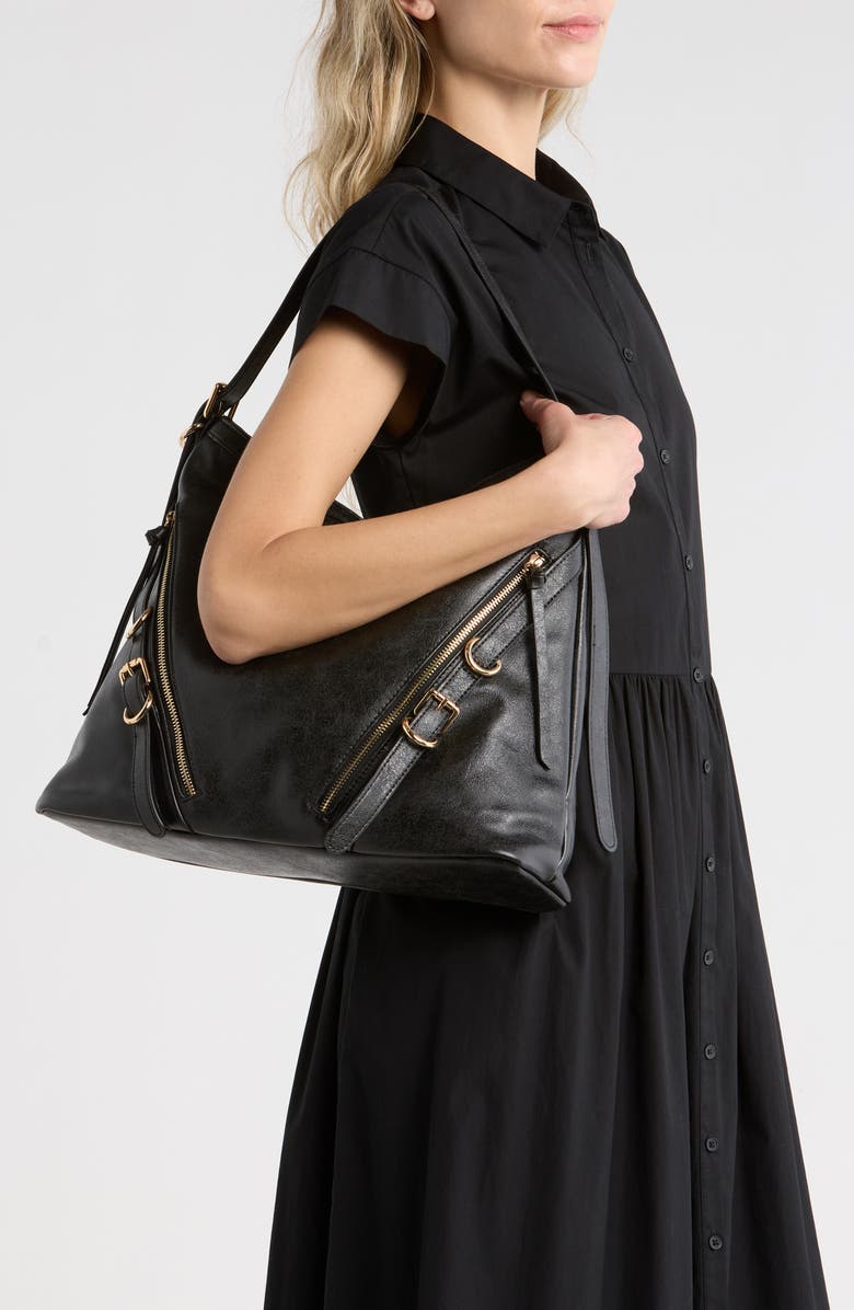 Melie Bianco Sloane Shoulder Bag, Alternate, color, Black