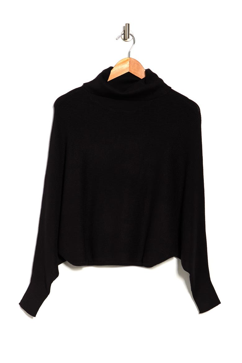 Easy Turtle Neck Pullover, Alternate, color, BLACK