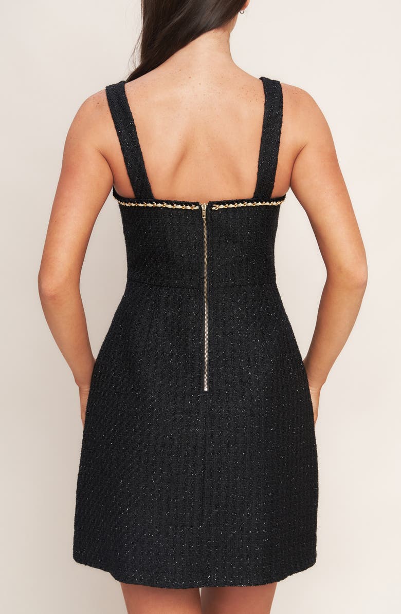 FLYING TOMATO Tweed Minidress, Alternate, color,