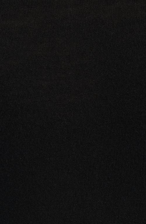 Frame Superfine Merino Wool & Cashmere Crewneck Sweater In Black