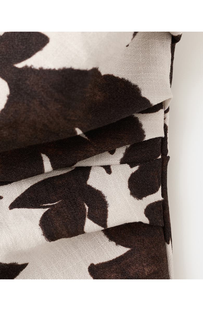 MANGO Asymmetric Floral Print Maxi Dress, Alternate, color, 