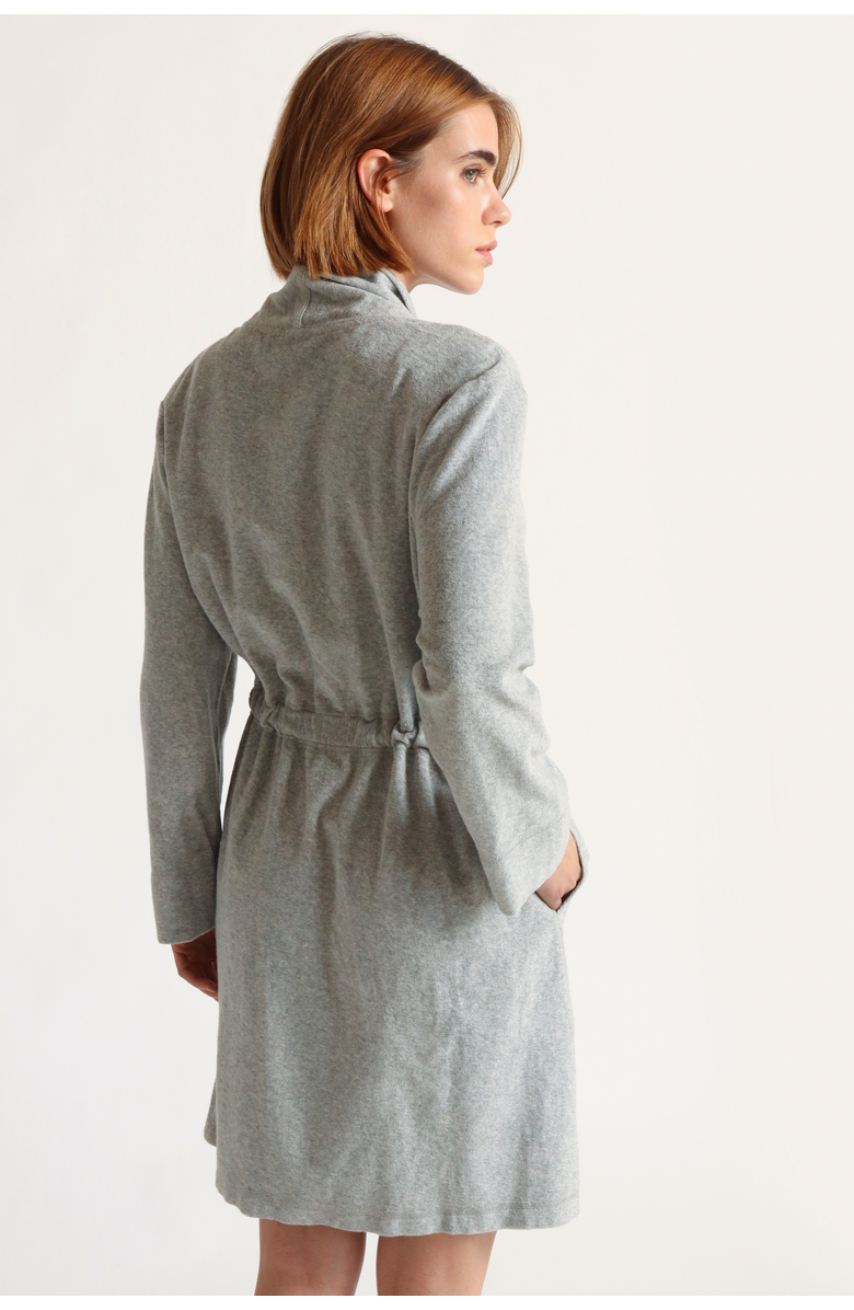 skin FRENCH TERRY ROBE WITH BELT, Alternate, color,