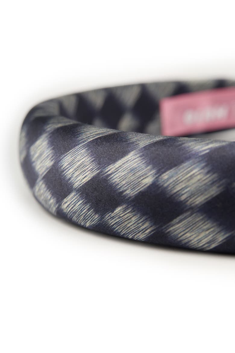 Lunelle Silk Headband, Alternate, color, Steel Blue