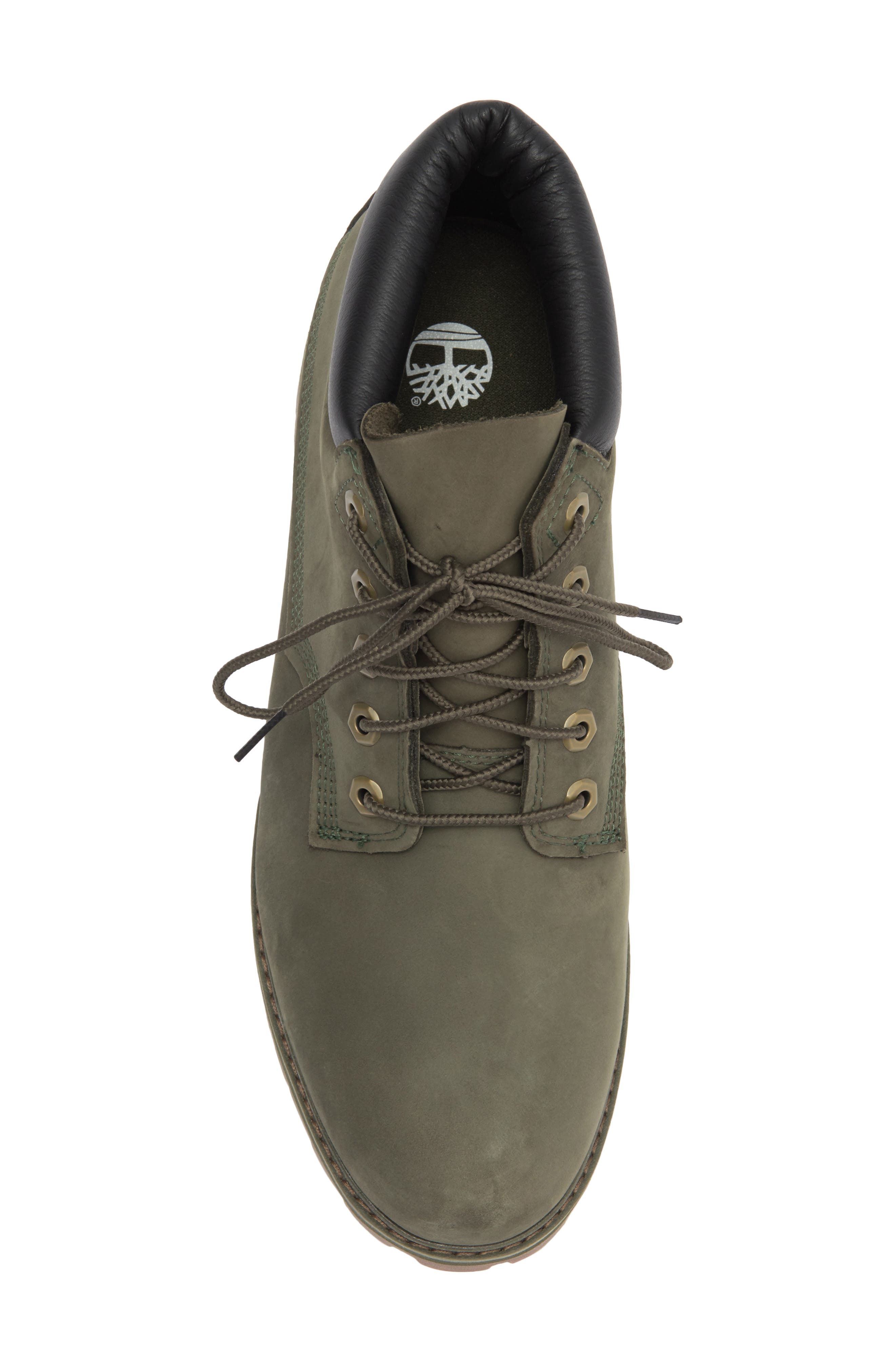 Timberland Rockaway Waterproof Boot, Alternate, color, Dark Green Nubuck