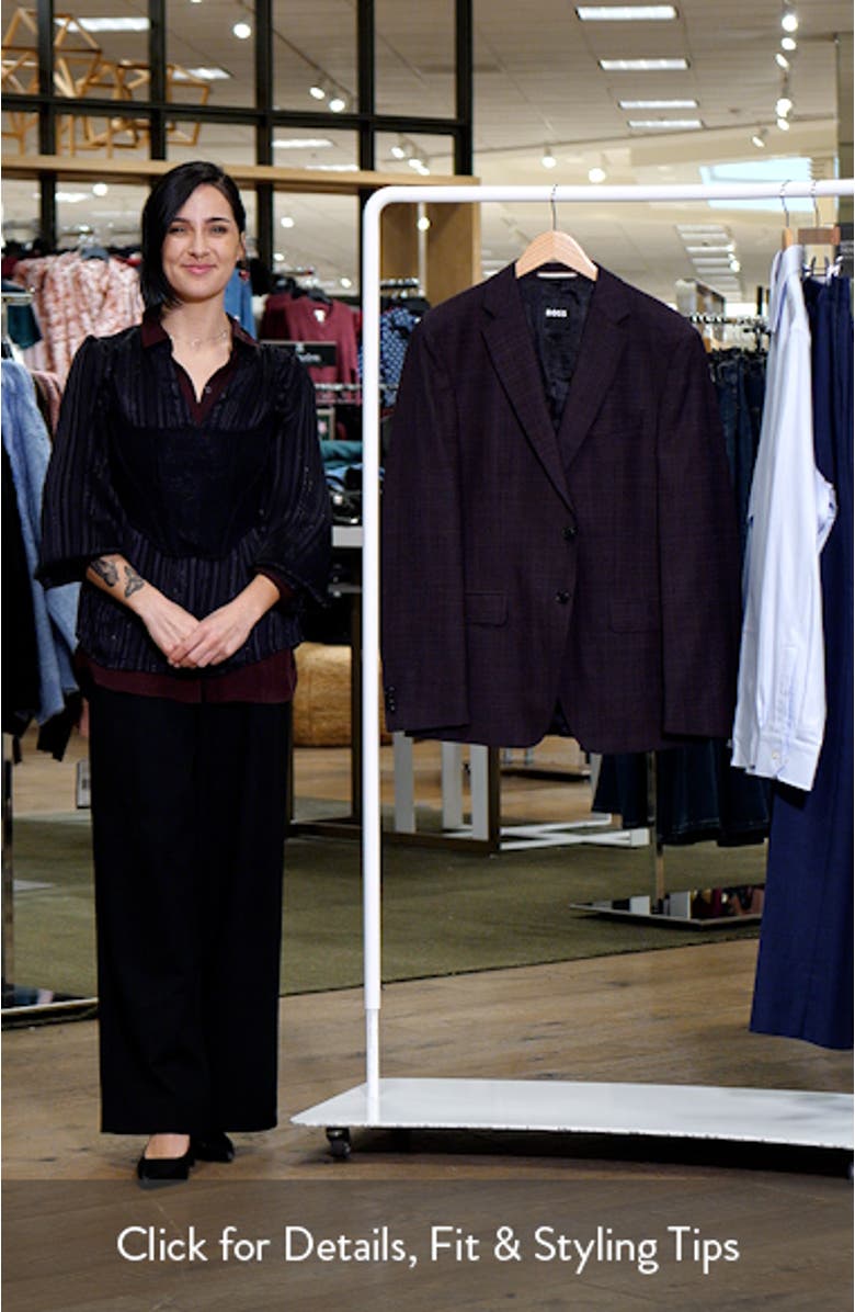 Huston Slim Fit Virgin Wool Sport Coat, sales video thumbnail