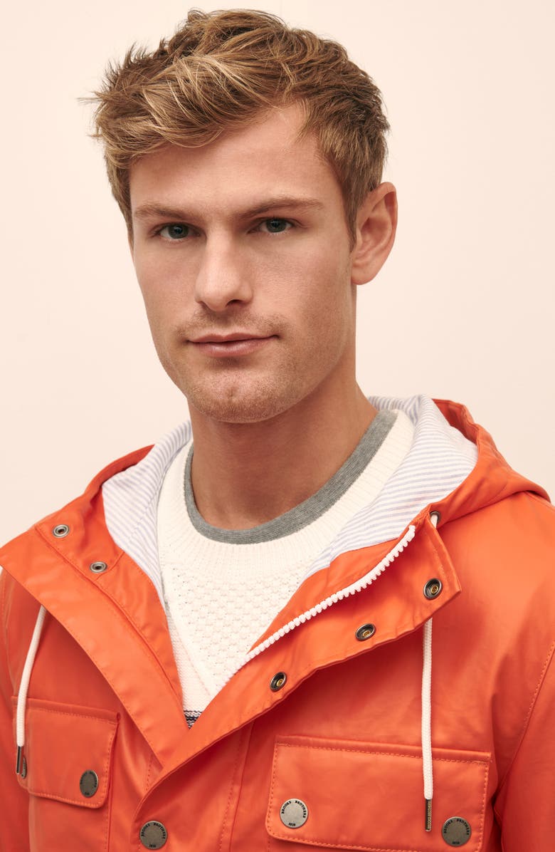 Brooks Brothers Water Repellent Rain Jacket, Alternate, color,