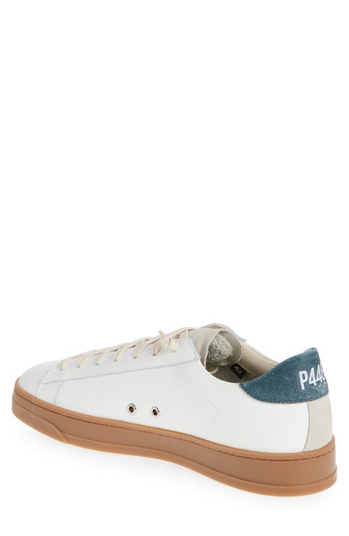 P448 Jack Sneaker In White/dark Blue