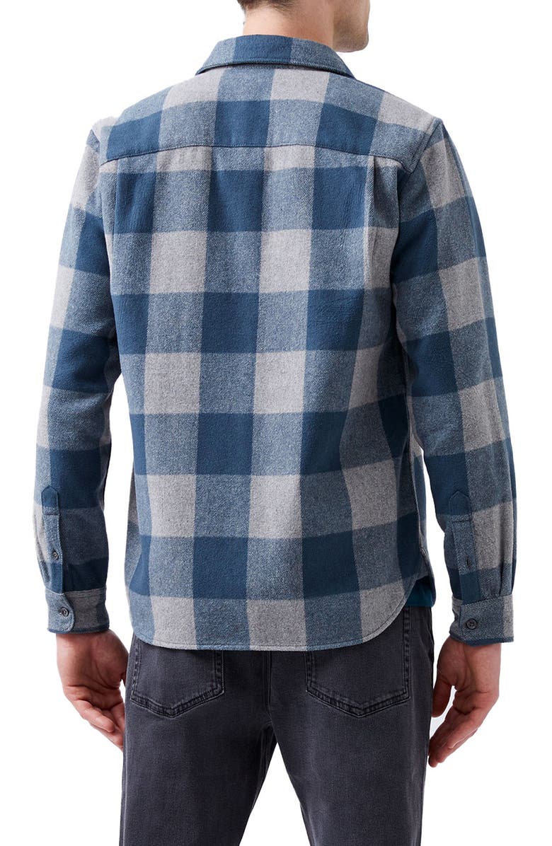 French Connection Neve Check Flannel Button-Up Shirt, Alternate, color, 