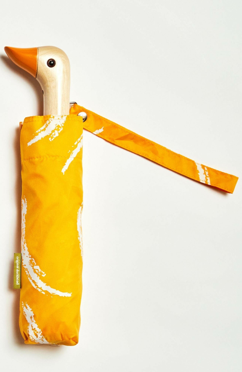 Original Duckhead Eco-friendly Compact Duck Umbrella In Yellow