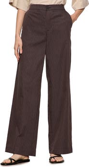 Sanctuary Eloise Pinstripe Wide Leg Pants
