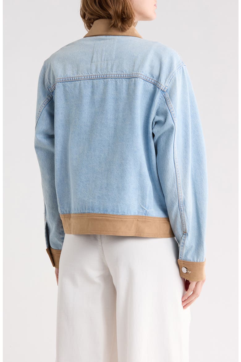 The Dynamic Duo Denim Jacket, Alternate, color, FEW AND FAR BETWEEN