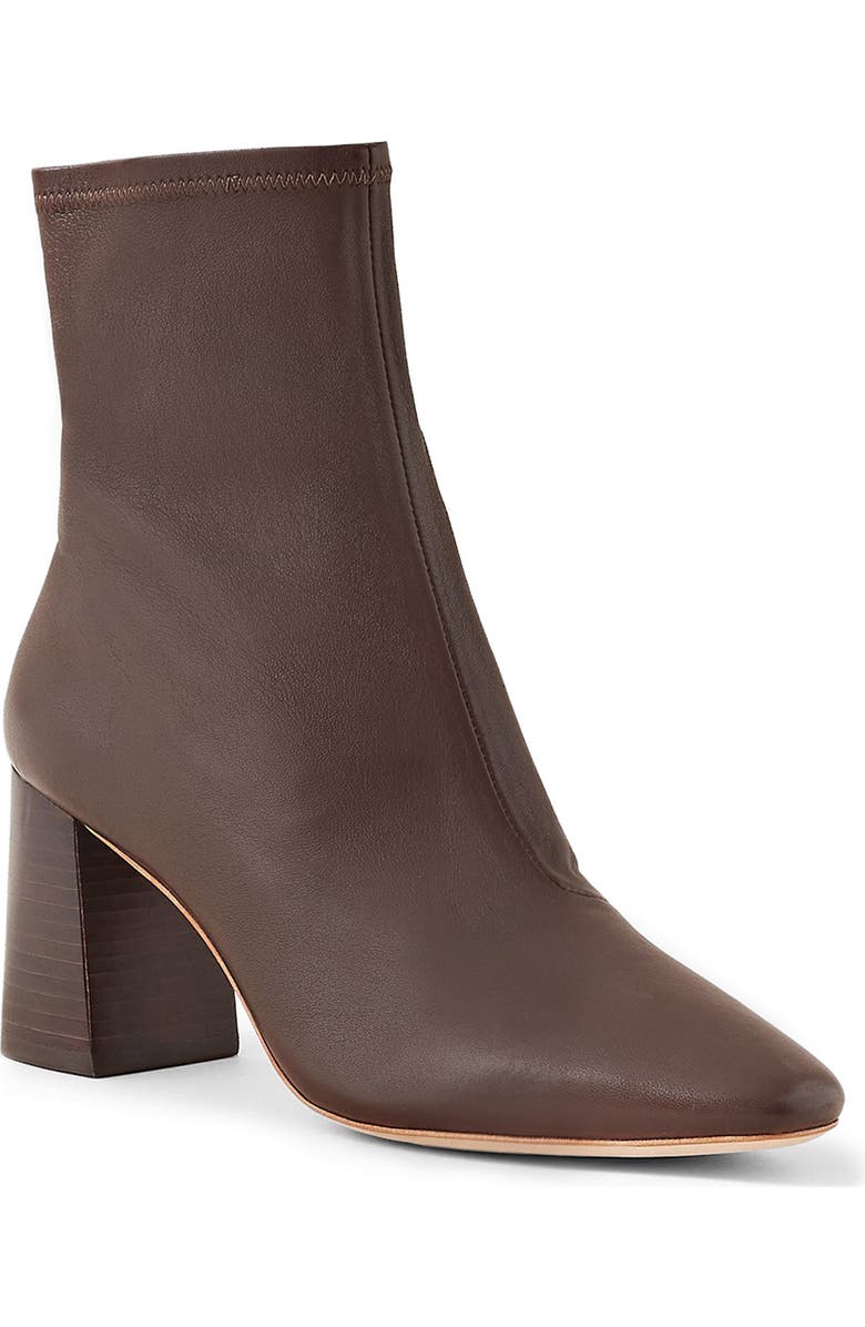 Loeffler Randall Elisa Pointed Toe Bootie, Main, color, Chocolate