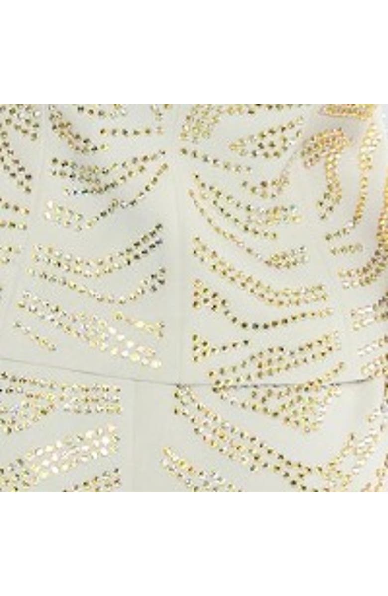 NASTY GAL Zebra V-Neck Tailored Vest, Alternate, color, Cream