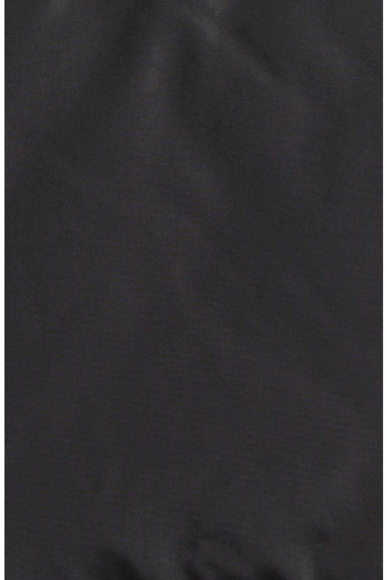 Litte Long Water Repellent Quilted Down Coat, Alternate, color, BLACK