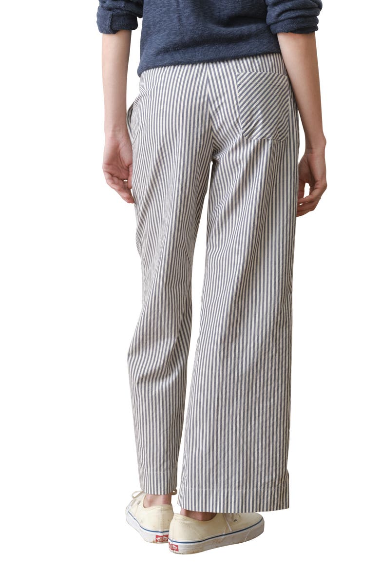 Stripe Pima Cotton Boxer Pants, Alternate, color, BLUE STRIPE