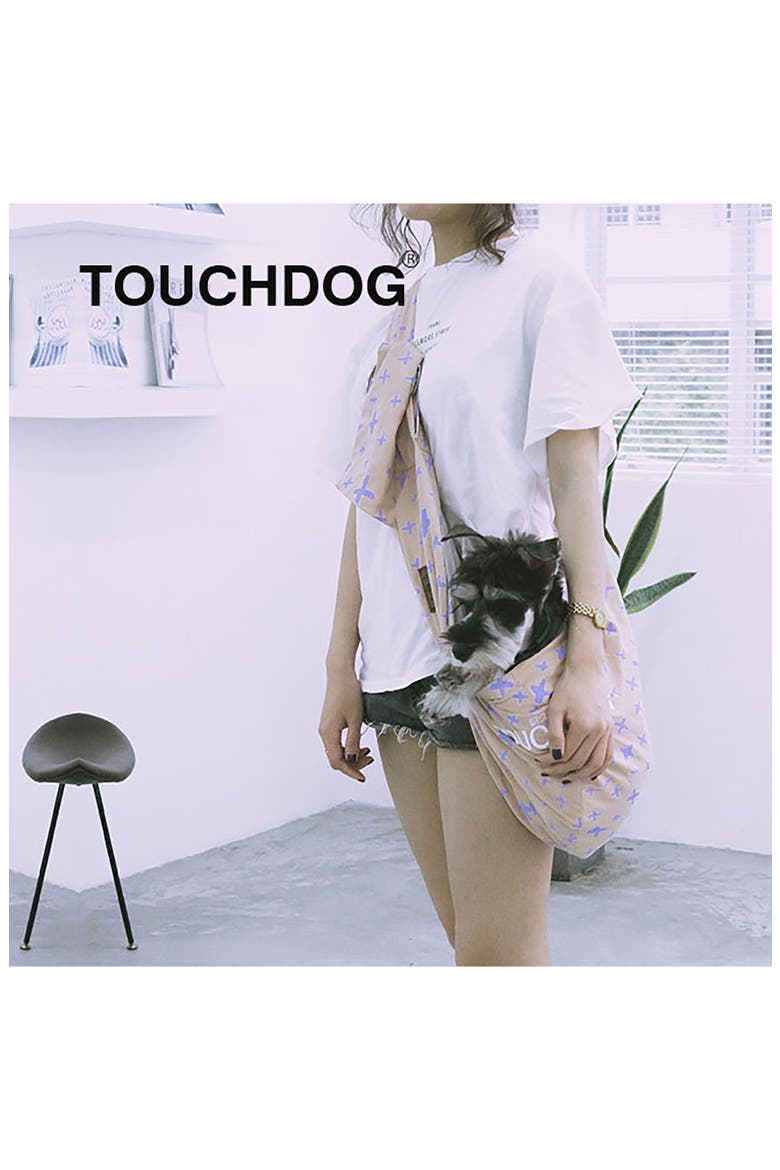 Touchdog Paw-Ease Over-The-Shoulder Sling Pet Carrier, Alternate, color, PINK