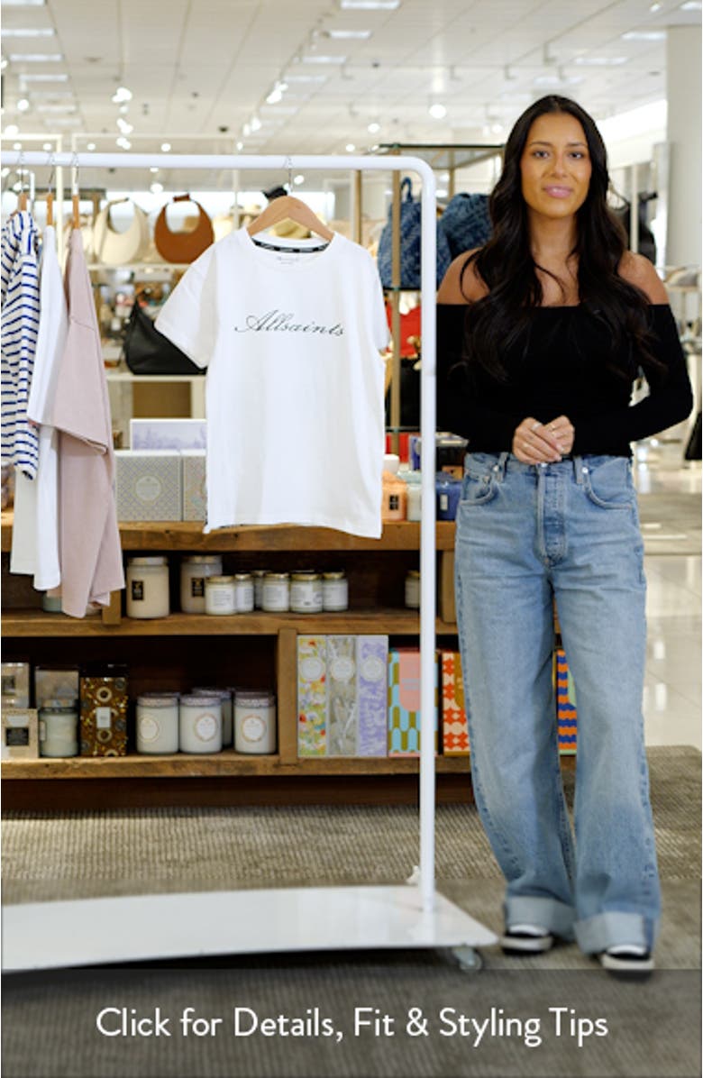 Kids' Floral Cotton Graphic T-Shirt, sales video thumbnail