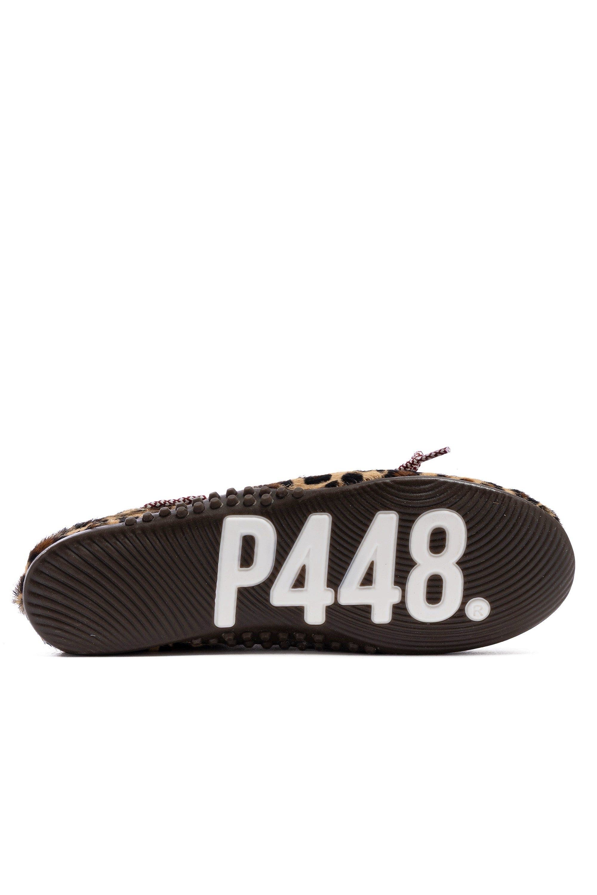 P448 Antibes Boat Shoe, Alternate, color, Leopard Wine