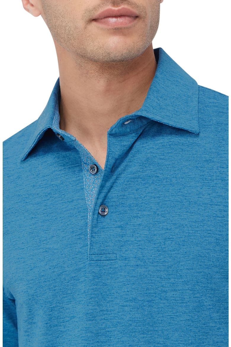 UPF 50+ Polo Shirt, Alternate, color, SAPPHIRE