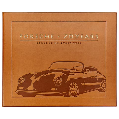 Porsche 70 Years There Is No Substitute Leather Coffee Table Book