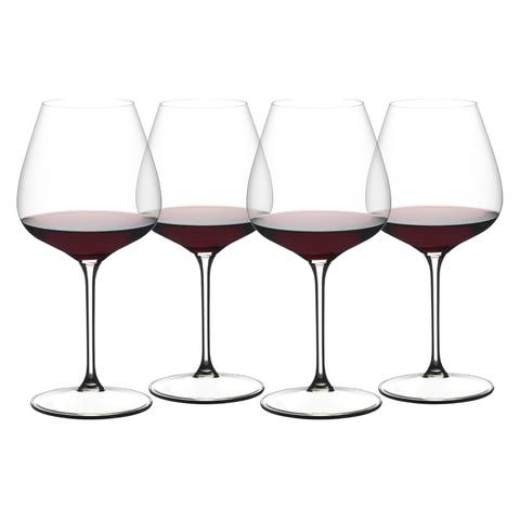 Grape@ Pinot Noir/Nebbiolo Wine Glass, Buy 3 Get 4, 26.5 Ounce
