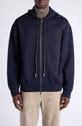 Bottega Veneta Oversize Double Knit Wool Zip Hoodie