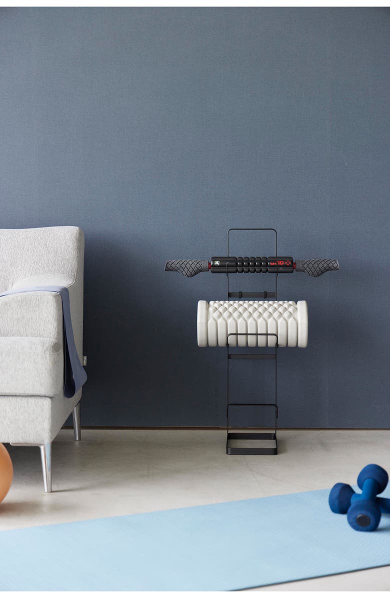 Yamazaki Fitness Equipment Storage Rack, Alternate, color, Black