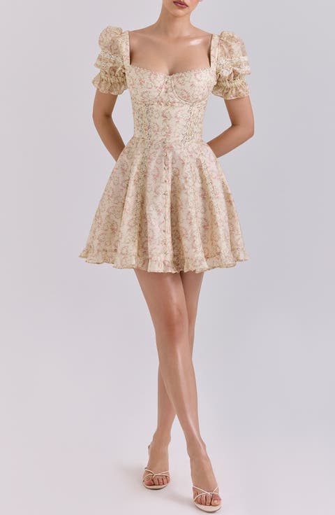 Melita Corset Cocktail Minidress