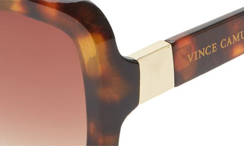 Vince Camuto Square Frame Sunglasses In Tortoise