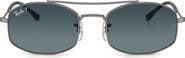 Ray-Ban 54mm Polarized Oval Sunglasses