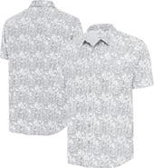 ANTIGUA Men's Antigua Gray Chicago White Sox Resort Button-Up Shirt