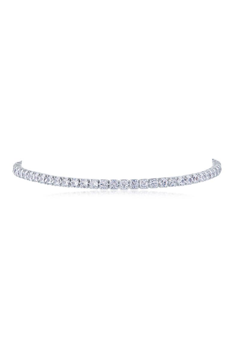 Cubic Zirconia Tennis Bracelet (Nordstrom Exclusive), Main, color, CLEAR/ SILVER