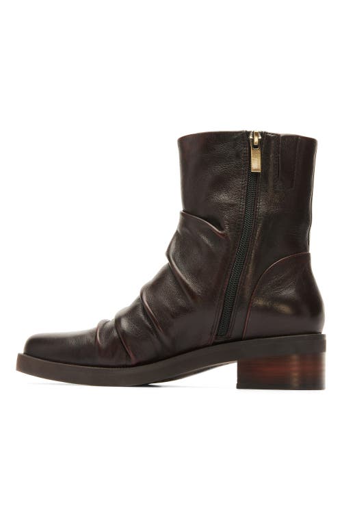 Abeo Traverse Scrunch Boot In Burgundy - Metatarsal