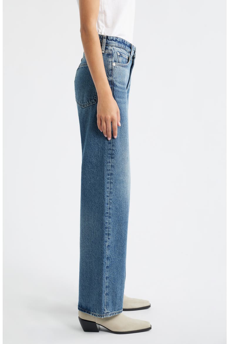 Logan Mid Rise Wide Leg Jeans, Alternate, color, ECHO