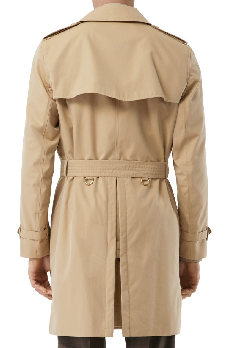Kensington Mid Trench Coat, Alternate, color, HONEY