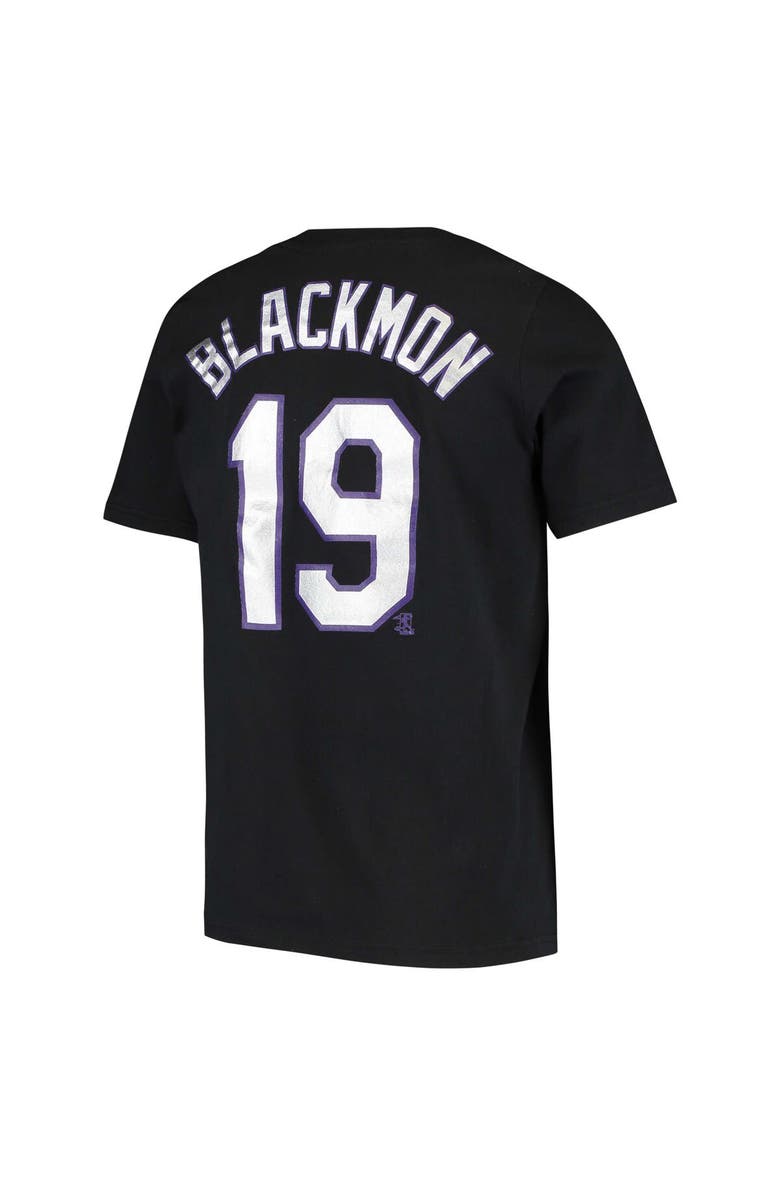 Nike Youth Nike Charlie Blackmon Black Colorado Rockies Player Name & Number T-Shirt, Alternate, color, Black