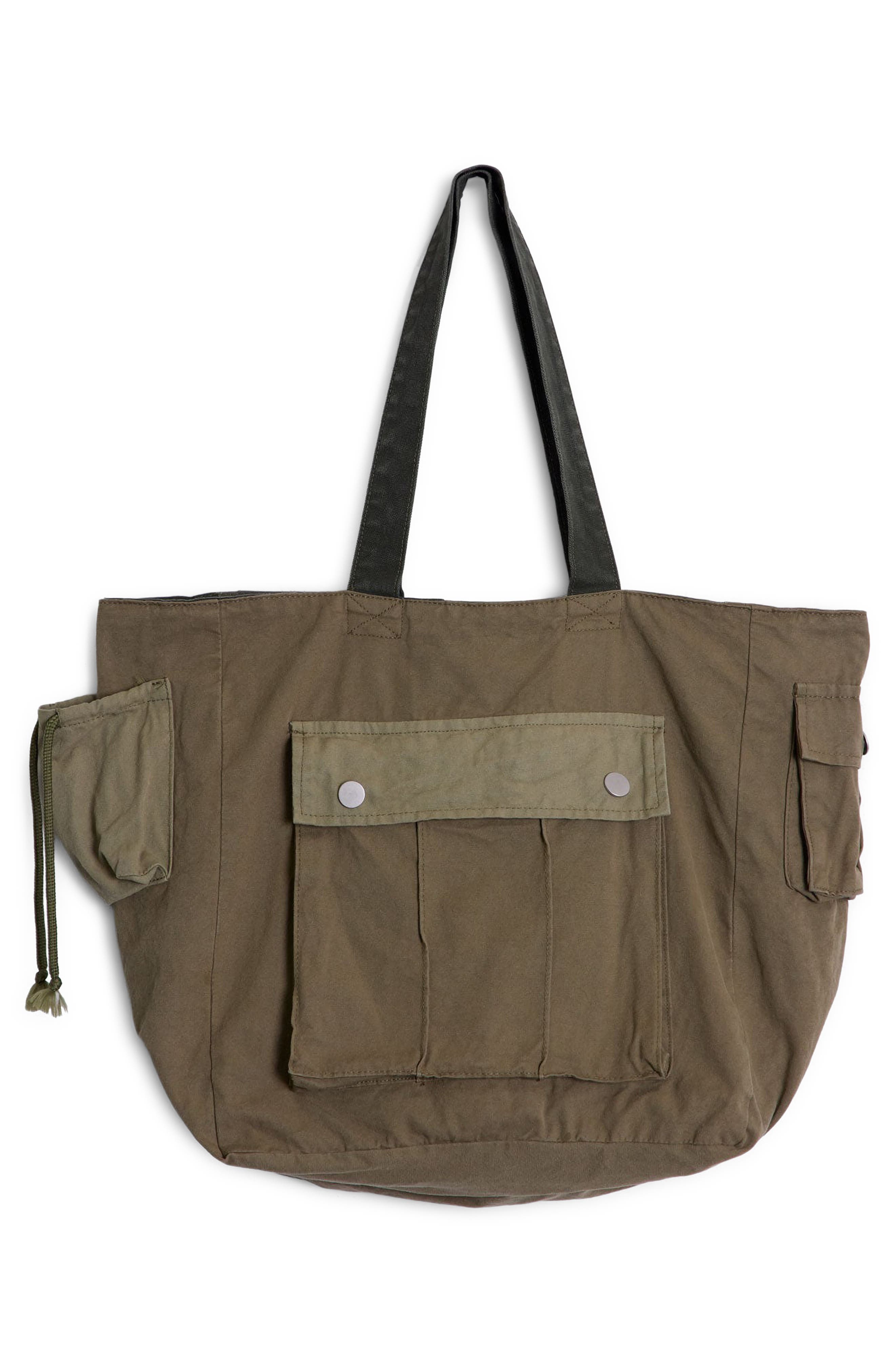 mnml Reconstructed Canvas Tote Bag, Alternate, color, 