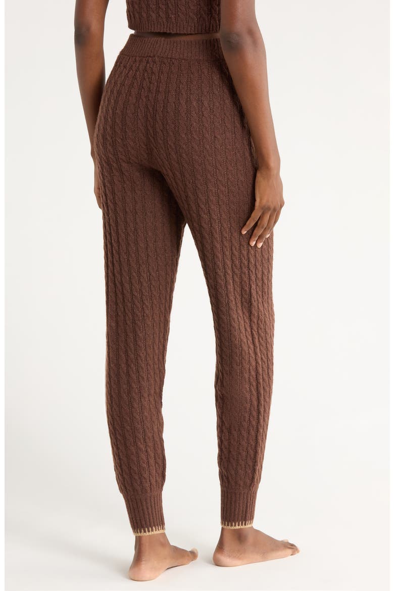 Lorelai Cable Joggers, Alternate, color, COLA