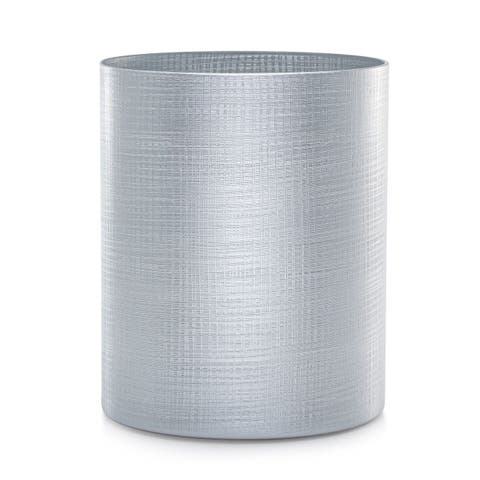 Cambric Silver Waste Basket
