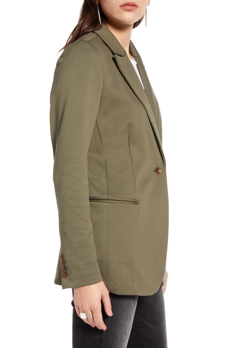 Treasure & Bond Long Knit Blazer, Alternate, color, 