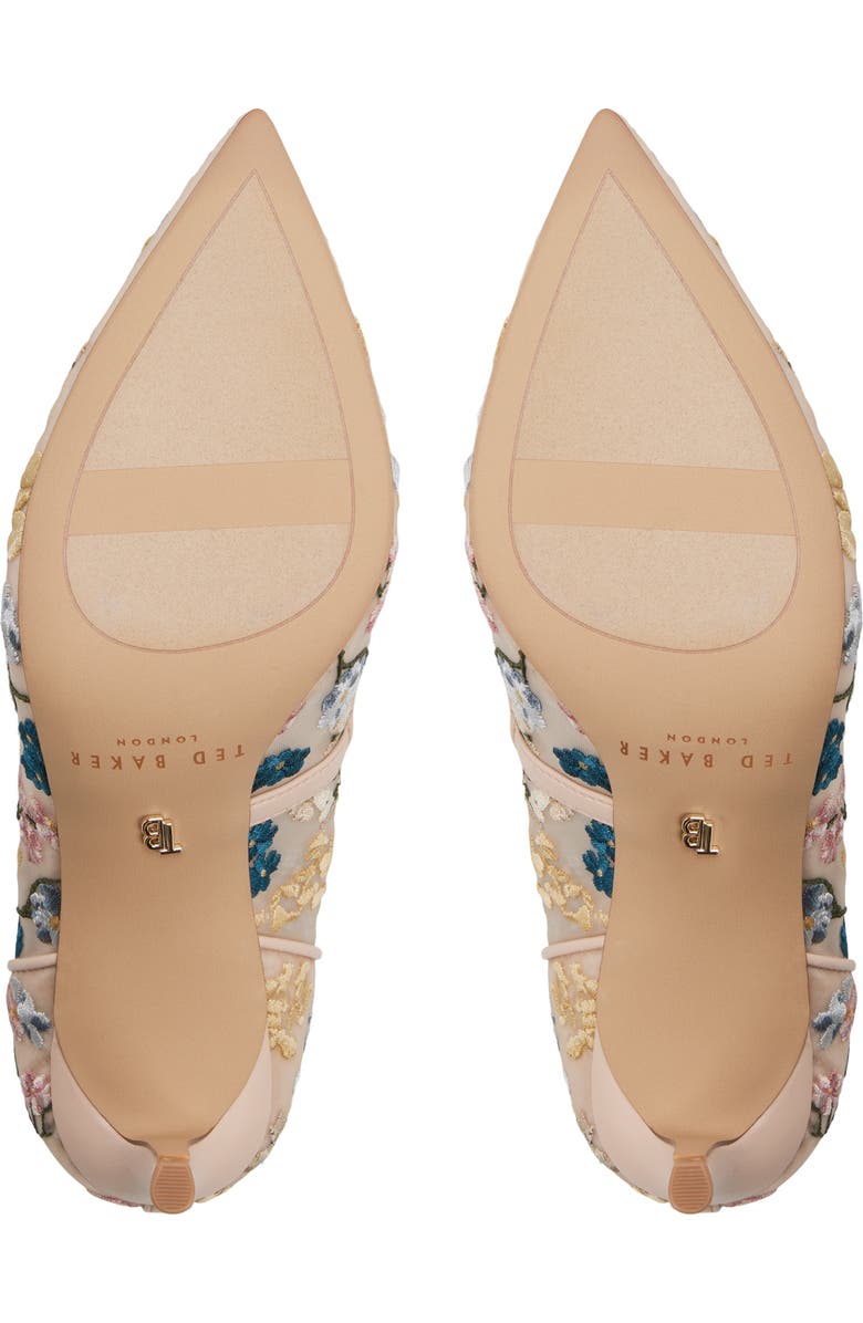 Ted Baker London Cassy Floral Embroidered Pump, Alternate, color, Floral