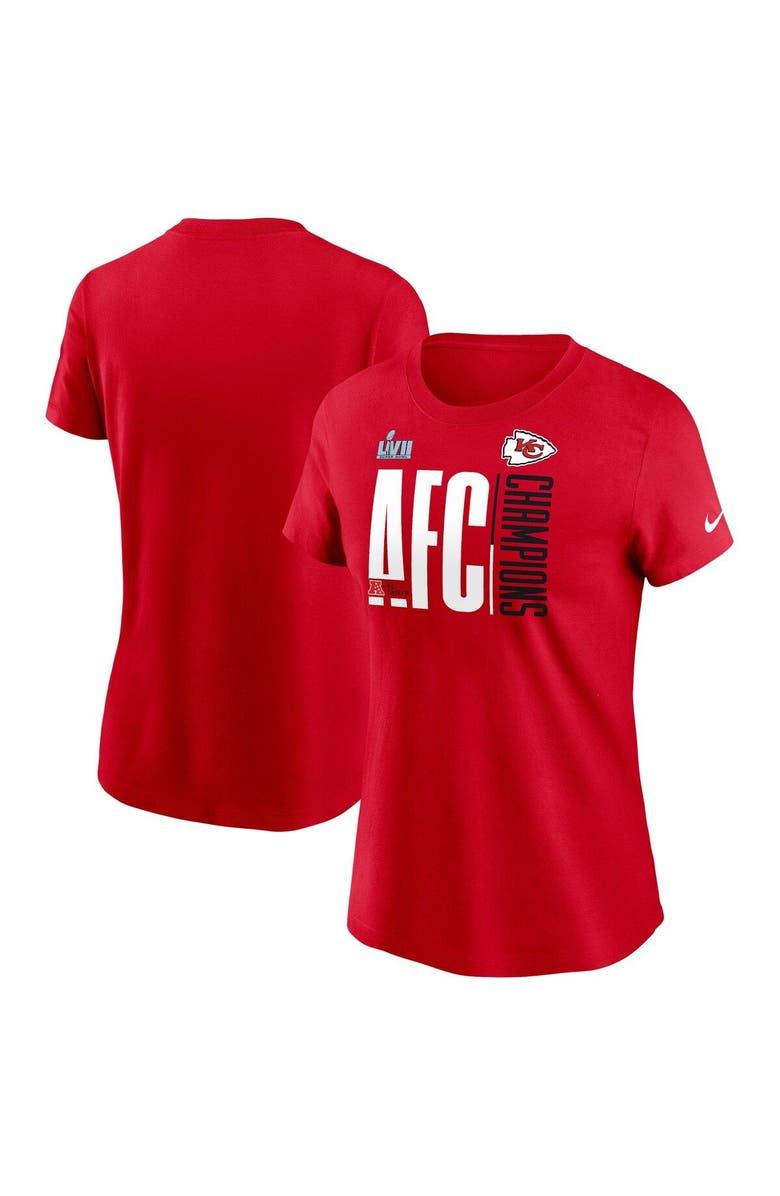 Nike Women's Nike Red Kansas City Chiefs 2022 AFC Champions Iconic T-Shirt, Main, color, 