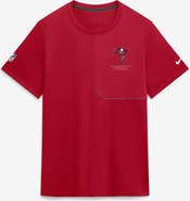 Nike Men's Nike Red Tampa Bay Buccaneers Sideline UV Dri-FIT Coaches Shirt
